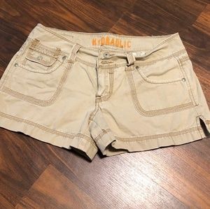 khaki shorts
